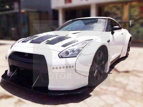 2008-2015 Nissan R35 GTR CBA DBA LB LP Style Wide Body Kit including Front Bumper & Diffuser, Whole Fender , Rear Spat , Rear Diffuser , GT Wing