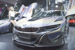 2014-2017 BMW i8 Electric Berserker Style Body kit include Front Lip,Side Skirts,Rear Diffuser,Rear Spoiler,Front Canards,Rear Canards,Fender Vents