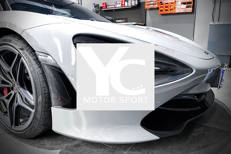 2017-2021 McLaren 720S Coupe & Spider OEM Style Front Bumper Side Vents Carbon Fiber