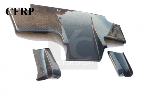 1989-1994 Nissan Skyline R32 GTR TS Rear Diffuser Type 1 with Metal Fitting Accessories