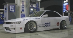 1989-1994 Nissan S13 Silvia PS13 GRD PD RB V1 Style Wide Body Kit including Front Bumper, Fender Flare Kit, Rear Bumper & Wing