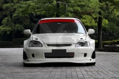1996-2000 Civic EK9 Hatchback Osaka Kanjo Style Racing Hyper include lip fender side skirt spoiler