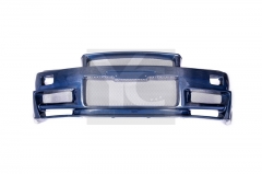 Blue Carbon Fiber CF  NI ZT Style Front Bumper Fit For 1999-2002 Nissan Skyline R34 Body Kit