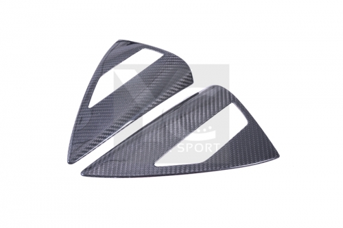 Car-Styling Dry Carbon Fiber DCF Charging Cap Cover Fit For 2023-2024 TESLA Model 3 Twill Carbon Weave