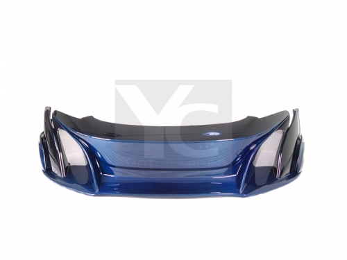 Blue Carbon Fiber CF 675LT Style Front Bumper Fit For 2014-2017 McLaren 650S